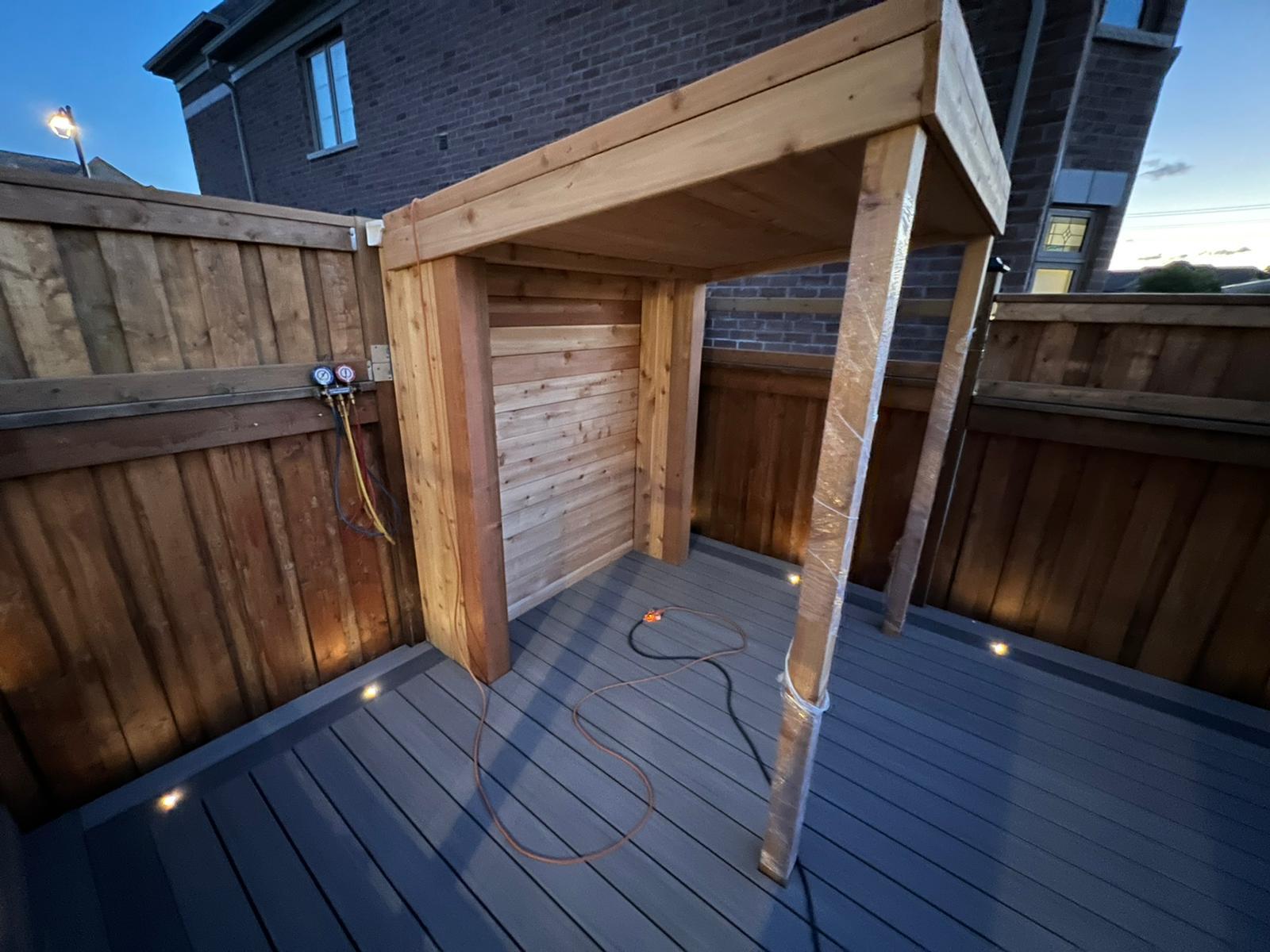Custom Composite Deck BBQ Area